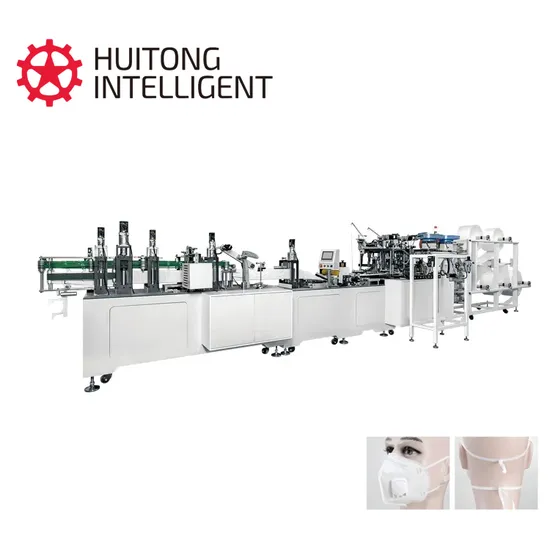 New 2025 N95 KN95 Face Mask Making Machine/ Automatic Folding Forming Die Cutting /Former Slicer Slicing Machine