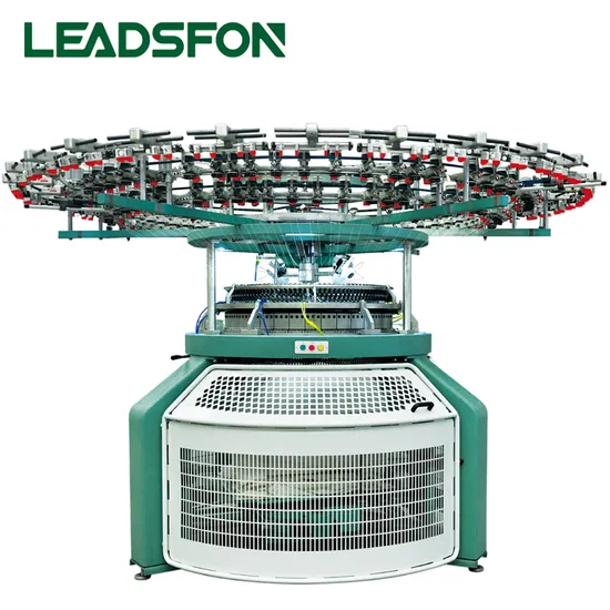 Leadsfon Latest Computerized Single Jersey Circular China Knitting Machine