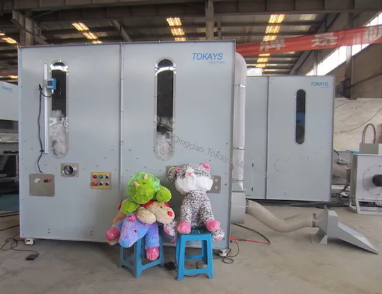 Fiber Opening Carding and Plush Toy Stuffing Filling Machine