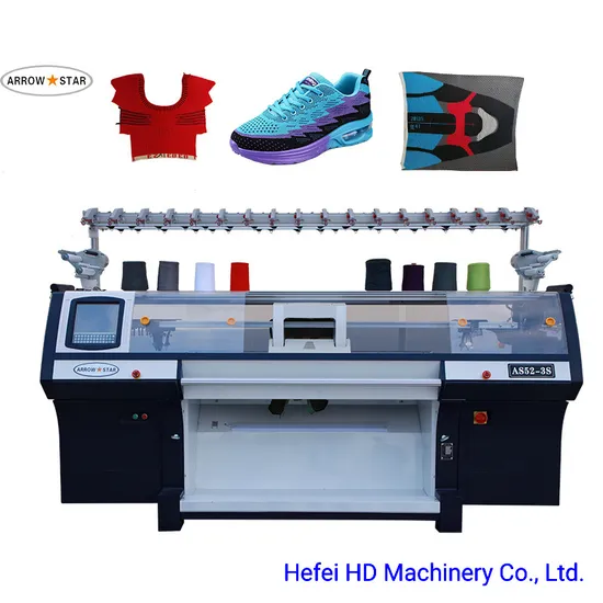 14G 36inch 52inch Computerized Flat Knitting Machine for Making Shoes Upper