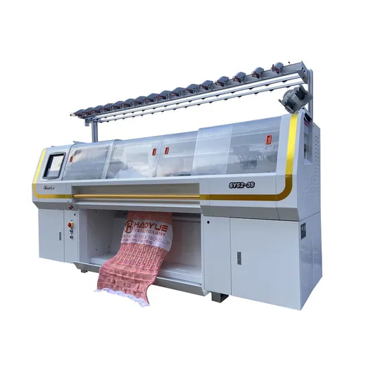 Fully Computerised Sweater Collar Flat Knitting Machine