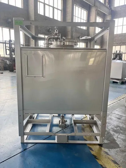 Vertical Storage Tank Corrosion Resistance IBC Tote Simple Structure