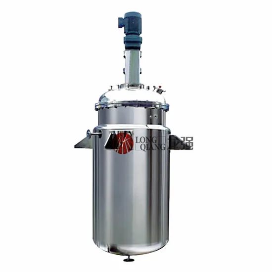 Stainless Steel Reactor Tank Pressure Vessel Certificate Available