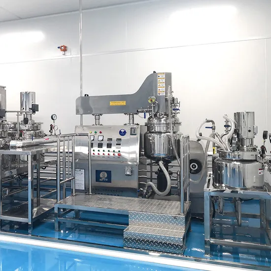 Used Homogeneous High Shear Vacuum Cosmetic Laboratory High Speed Dispersion Emulsifying Machine