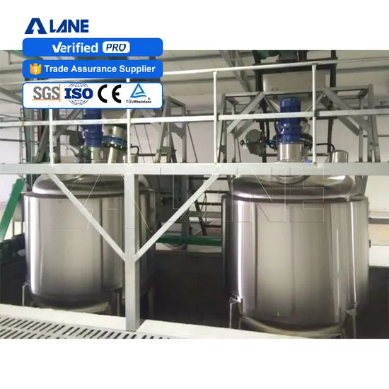 Lane Manure Disposal Equipment Liquid Fertilizer Mixing Machine Liquid Chemical Fertilizers Production Line