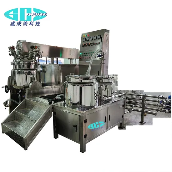 Scmixer China Factory Price for Laundry Liquid Soap Making Machine/Liquid Detergent Production Line