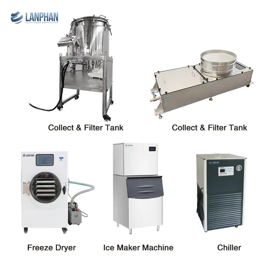Bubble Ice Water Hash Solventless Free Separation Machine Vortex Trichome Separator