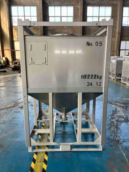 Sanitary Emulsion Storage Stainless Steel IBC Tank for Viscous Liquid