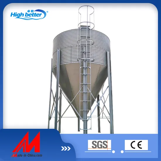 Chinese Factory Direct Price Metal Galvanized Steel Multi-Type Chicken Farm Pig Farm Livestock Farm Feed Silo