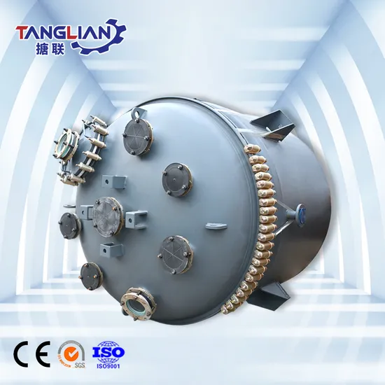 Factory Price Tanglian Group Gl Enamel Emalevyy Reaktor / Crystallizer / Distiller / Evaporator / Polymerizer / Hydrolyzer Glass Lined Reactor