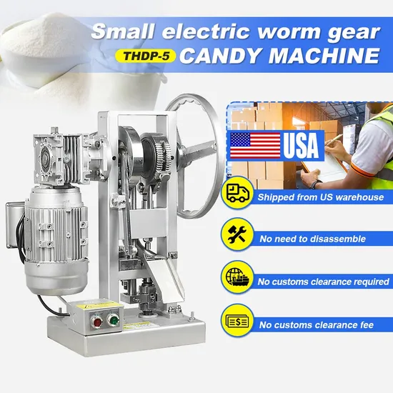 USA in Stock Tdp 5 Single Punch Tablet Press Machine Pill Machine