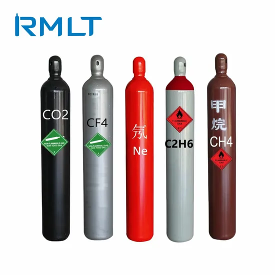 40L 50L Oxygen/Argon/Helium/CO2/N2o Gas /Acetylene / Ethylene C2h4 Gas / Sf6 Gas/ CF4 /Co Eo Methane Ethane Xenon Gas Cylinder Price