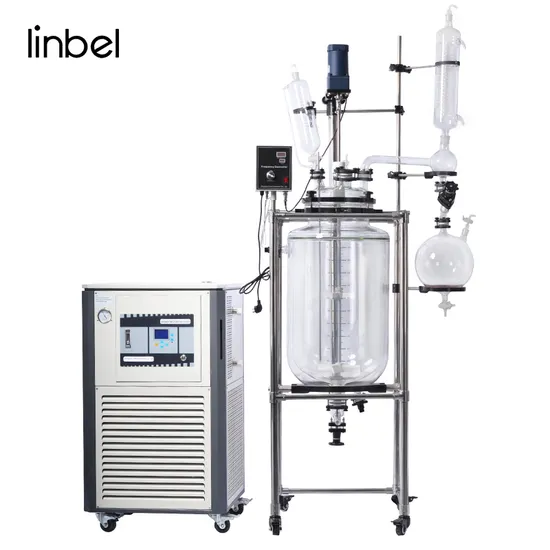 Double Jacketed 5L 10L 20L 50L 100L 200L High Pressure Glass Reactor Mixing Stirring Tank