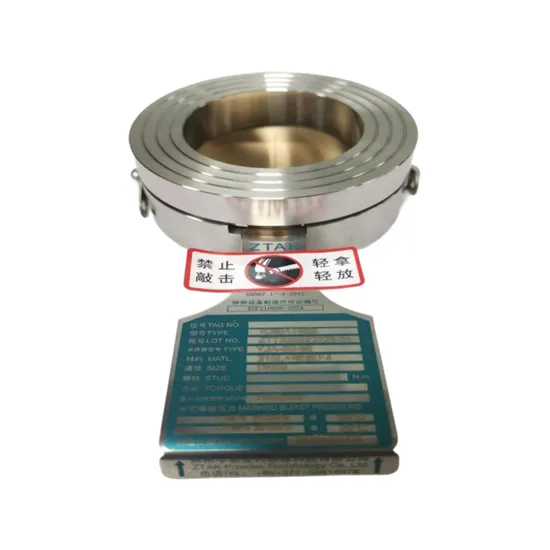 Factory Price Customized Size Stainless Steel Non-Fragmenting Anti Vacuum Reverse Arch Slit Bursting Disc