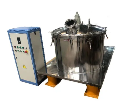 Vegetable Oil Flat Separtion Basket Centrifuge, Automatic Bag Hoist Upper Discharge Separator