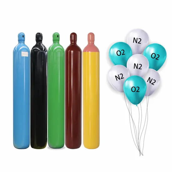 Industrial Gases Cylinder Oxygen Gas Cylinder Argon Gas Cylinder CO2 Gas Cylinder Welding Gases Cylinder
