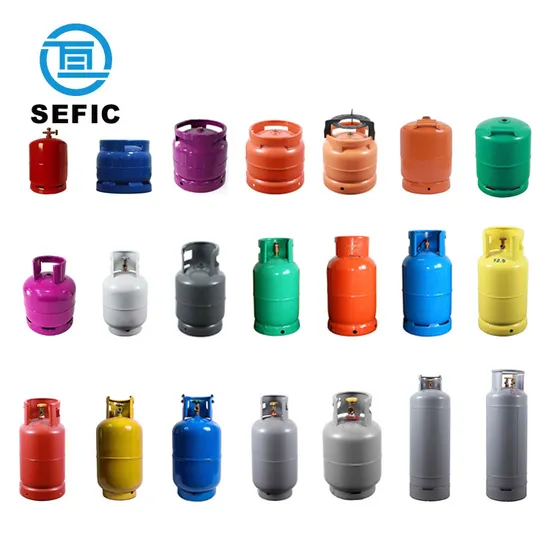 3kg 5kg 6kg 10kg 12.5kg 15kg 50kg Portable Refilling Steel LPG Gas Cylinder for Kitchen Cooking