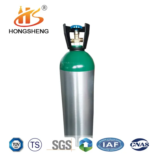 ISO 7866 Alloy 6061 Aluminum Portable Cola CO2 Gas Cylinders Oxygen Cylinder