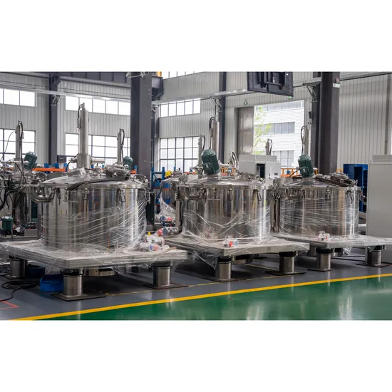 Lgz Scraper Bottom Discharge Centrifuge Used for Fine Chemicals and Pharmaceutical