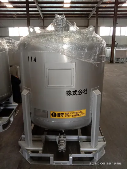 Welding Storage Fermentation Tanks Metal Container for Honey Coconut Oil