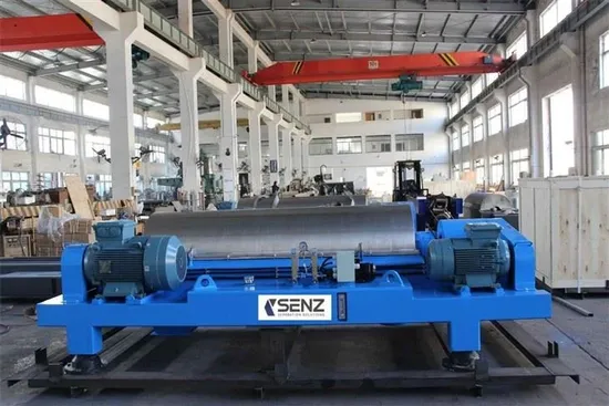 Horizontal Industrial Decanter Centrifuge Machine Palm Oil Sludge Separation Waste Mud Decanter Centrifuge