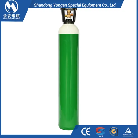 13.4L ISO Tped Seamless Steel Portable Household Health Care Medical Oxygen Gas Cylinder