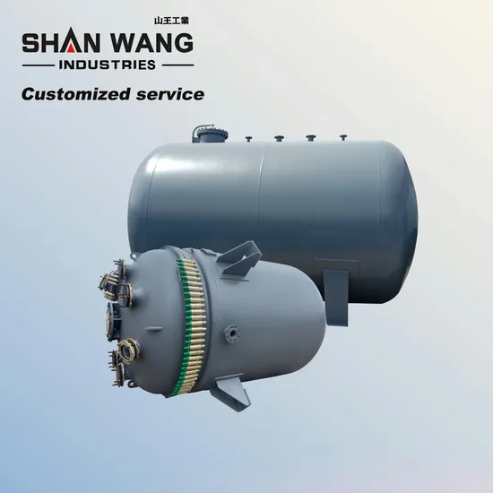 8000L 10000L 12500L Glass Lined Reactor for Chemical Food and Pharmaceutical Industry