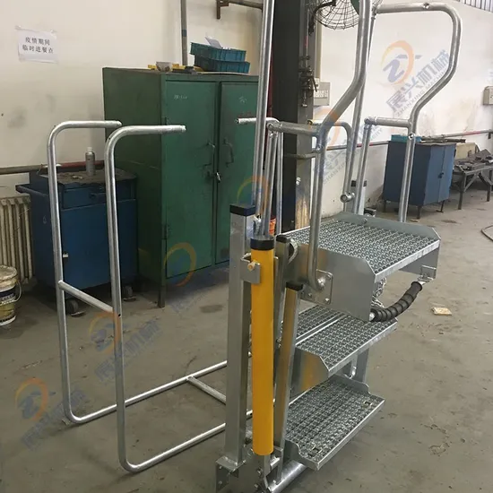 Loading Rack Folding Stairs at Petrochemical Plant