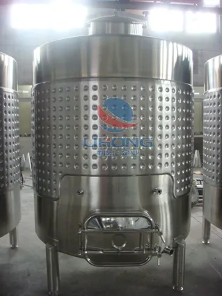Stainless Steel Cooling Jacket Wine Storage Pot with Side Manhole