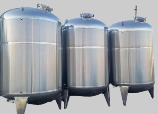 Vertical Juice and Wine Storage Tank with Stainless Steel Construction
