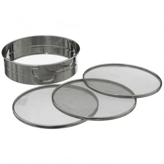 304 316 Stainless Steel Sample Sieve 10-800 Mesh Manufacturers Customized