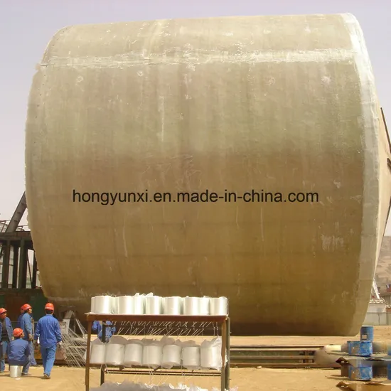 FRP Vertical or Horizontal Storage Tanks for Chemicals and Industry