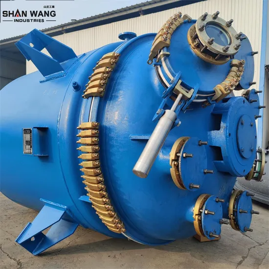 Shanking GMP Enamel Liner Glass Lined Chemical Stirring Storage Tank Reactor