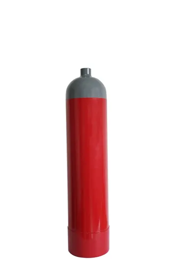 ISO PED/Tped 166.7bar/174bar/210bar/216bar 3L 7.5L Seamless Steel Industrial Steel Gas Cylinder