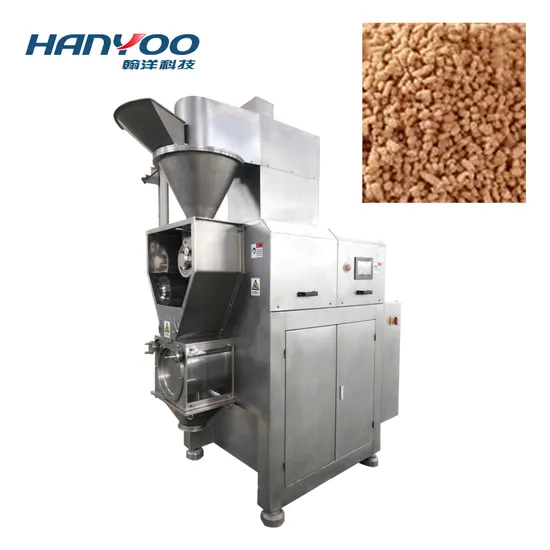 Hanyoo Food Chemical Fertilizer Pellet Granulating Machine Gk-25 Laboratory Use Dry Powder Granulator