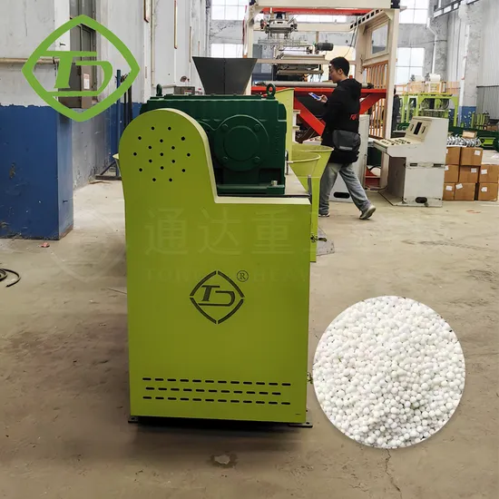 Automatic Double Roller Pellet Press Dry Extrusion Roll Granulator Fertilizer Machine