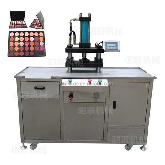 Silian Automatic Color Cosmetic Eye Shadow Neon Pigment Facial Powder Blush Compacting Glitter Powdery Cake Pressing Machine
