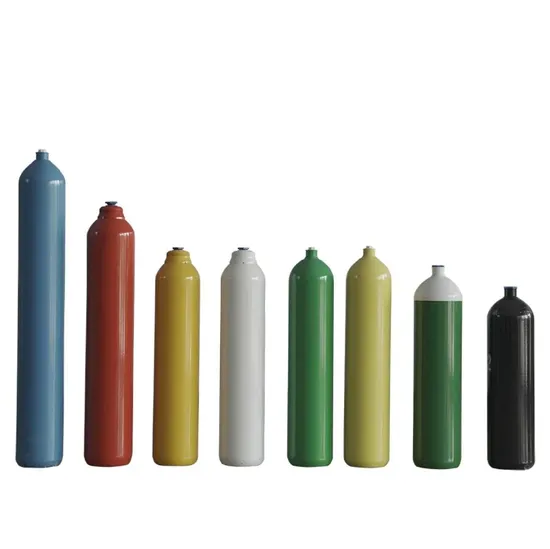 ISO Standard Seamless Gas Cylinder Factory Supply 40L 47L 50L 200bar Oxygen Cylinder