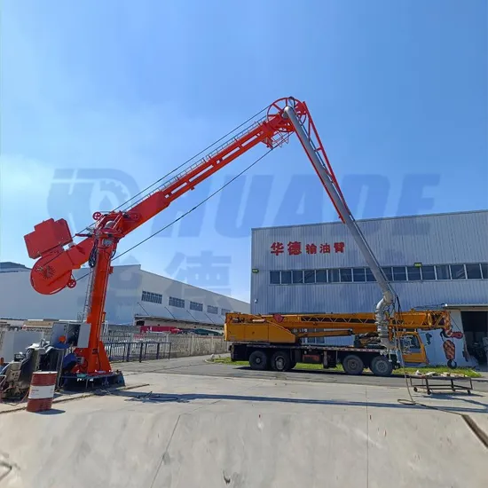 Strong Operating Pressure High-Pressure Equipment Single-Arm Low-Temperature Petrochemical Ship Marine Loading Unloading Arm Machine with Swivel Joint