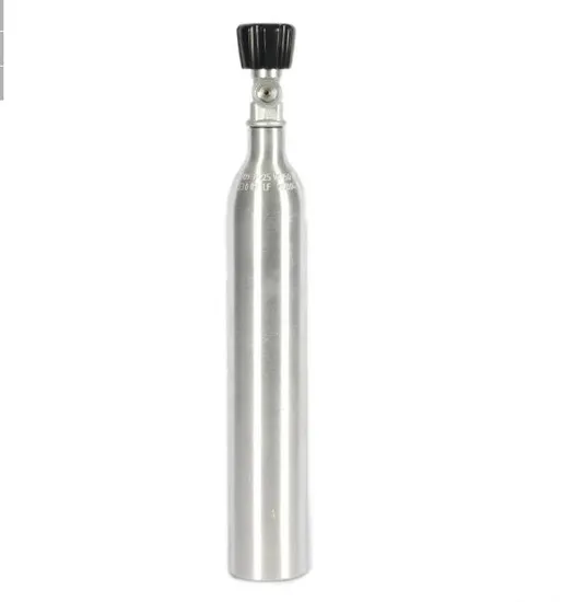 China Manufacturer 0.6L High Pressure Soda CO2 Aluminum Gas Cylinder