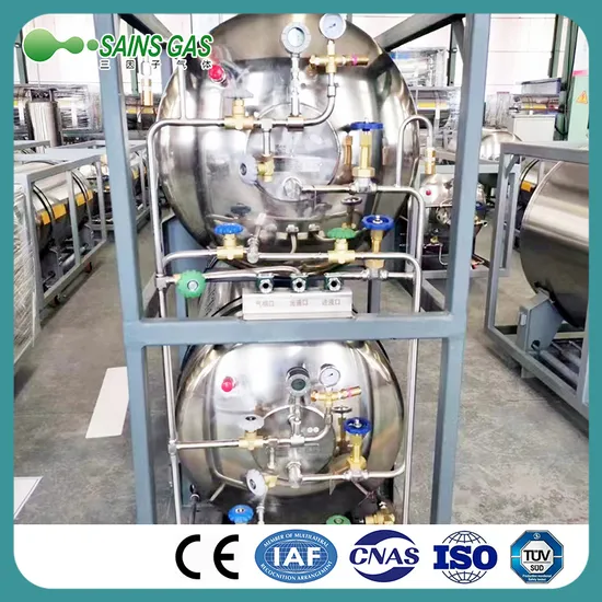 Liquid Oxygen/Nitrogen/LNG/CO2 Cryogenic Storage Dewar
