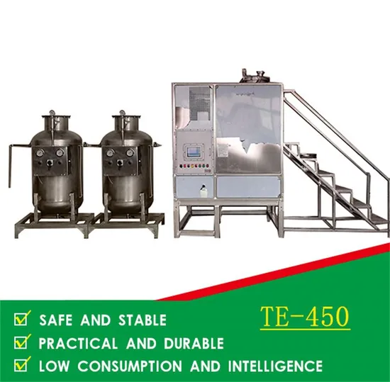 Explosion Proof 450L Automatic Feeding Waste Solvents Recycling System