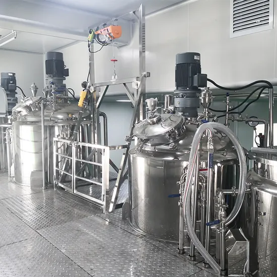 Ointment Vacuum 1000 Liter Homogenizing and Emulsifying Machine