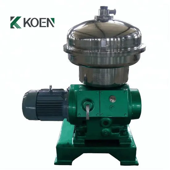 High Efficiency Disc Stack Centrifuge Separator for Kerosene Separation