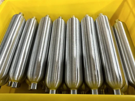 904L Sampling Cylinder 5000psi Seamless Double Ended 1/4 Female NPT Bottle 500cc Gas Stainless Steel 316 Sample Cylinder for Petrochemical