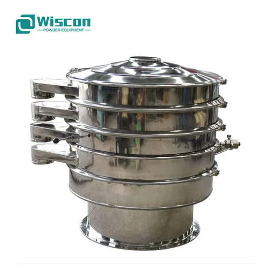 Sugar Salt Tea Industrial Circular Vibratory Screener Sifter Separator