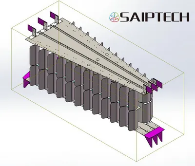 Multiple Vane Type Inlet Distributor for Oil and Gas Separator