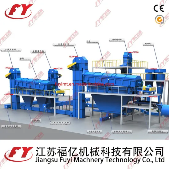 Classy Performing NPK compound fertilizer granulation equipment With Low Energy Consumption