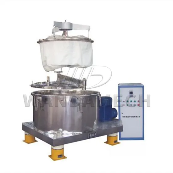 Good Sale Stainless Steel Bag Lifting Top Discharge Basket Centrifuge