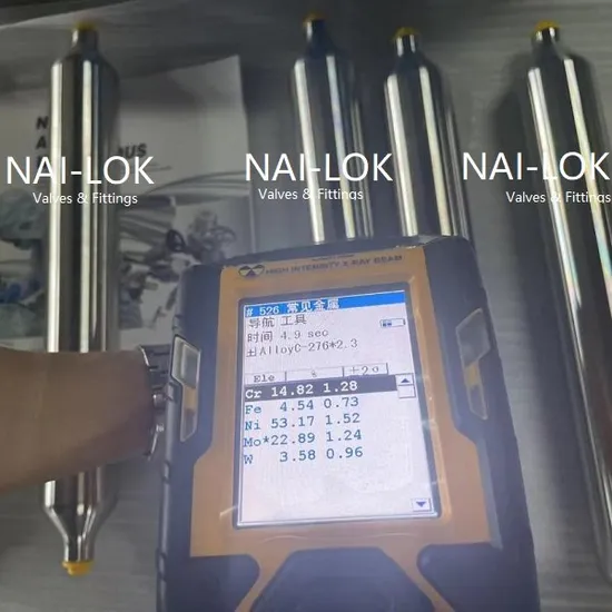 Nai-Lok Hc-276 5000psi Double Ended 1/4 Female NPT Sample Cylinder 1000ml 500ml 300ml 150ml Sampling Cylinder with PTFE Coating